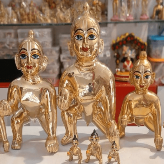 Laddu Gopal Solid Brass